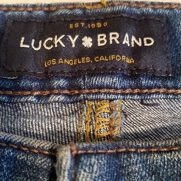 Lucky Brand Hayden Crop Skinny raw hem Medium wash Size 29 - Picture 5 of 16